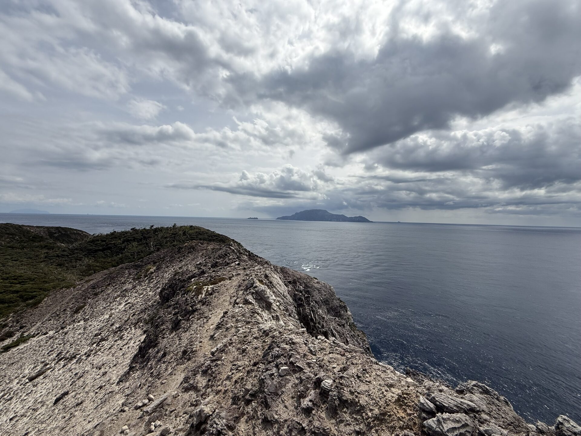 佐々木山と反対方向の稜線