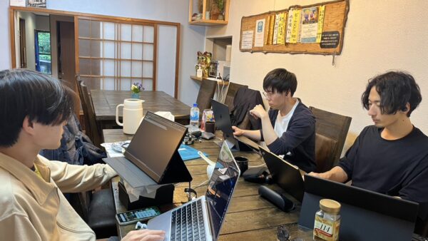 男子3人組の1weekワーケーション!