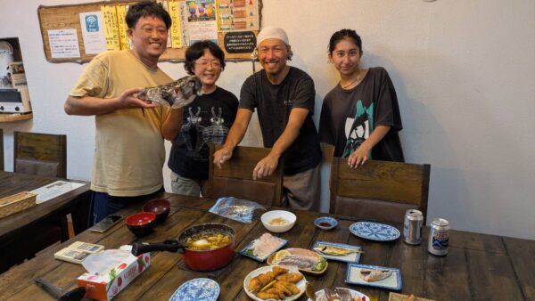 ライト夜釣りで7目達成！素敵な海鮮ディナーに
