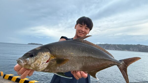 夕まずめは高確率で良型カンパチGETできる素敵な島